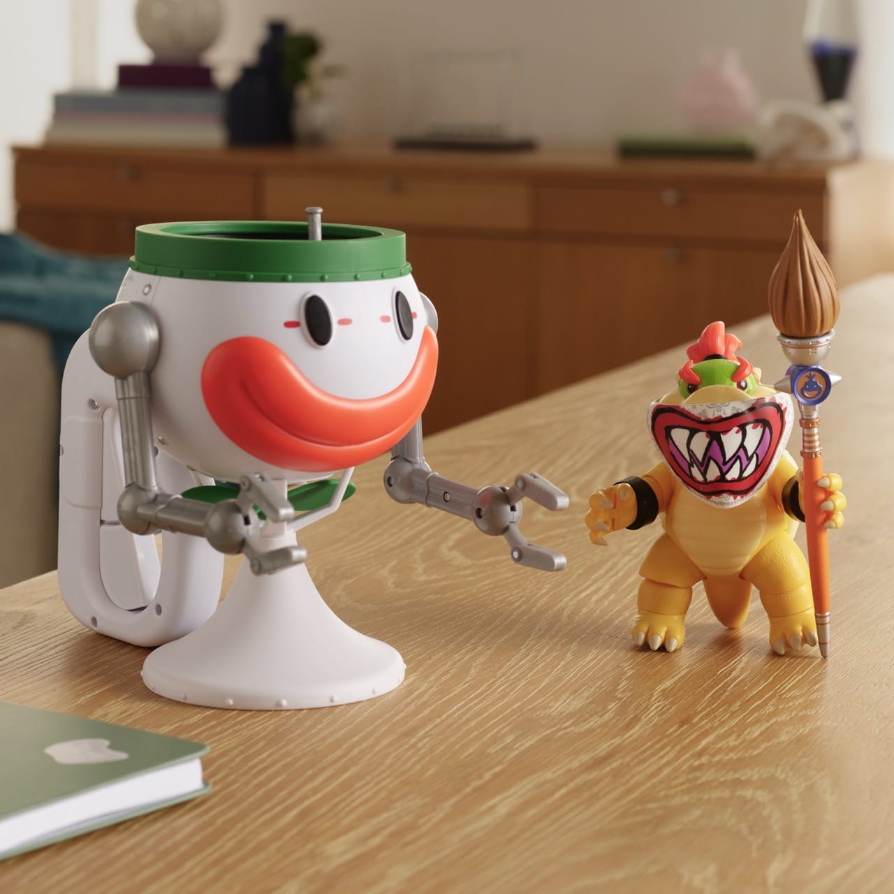 The Super Mario Galaxy Movie Bowser Jr. with Clown Car 5-Inch Action Figure Set 192995432284