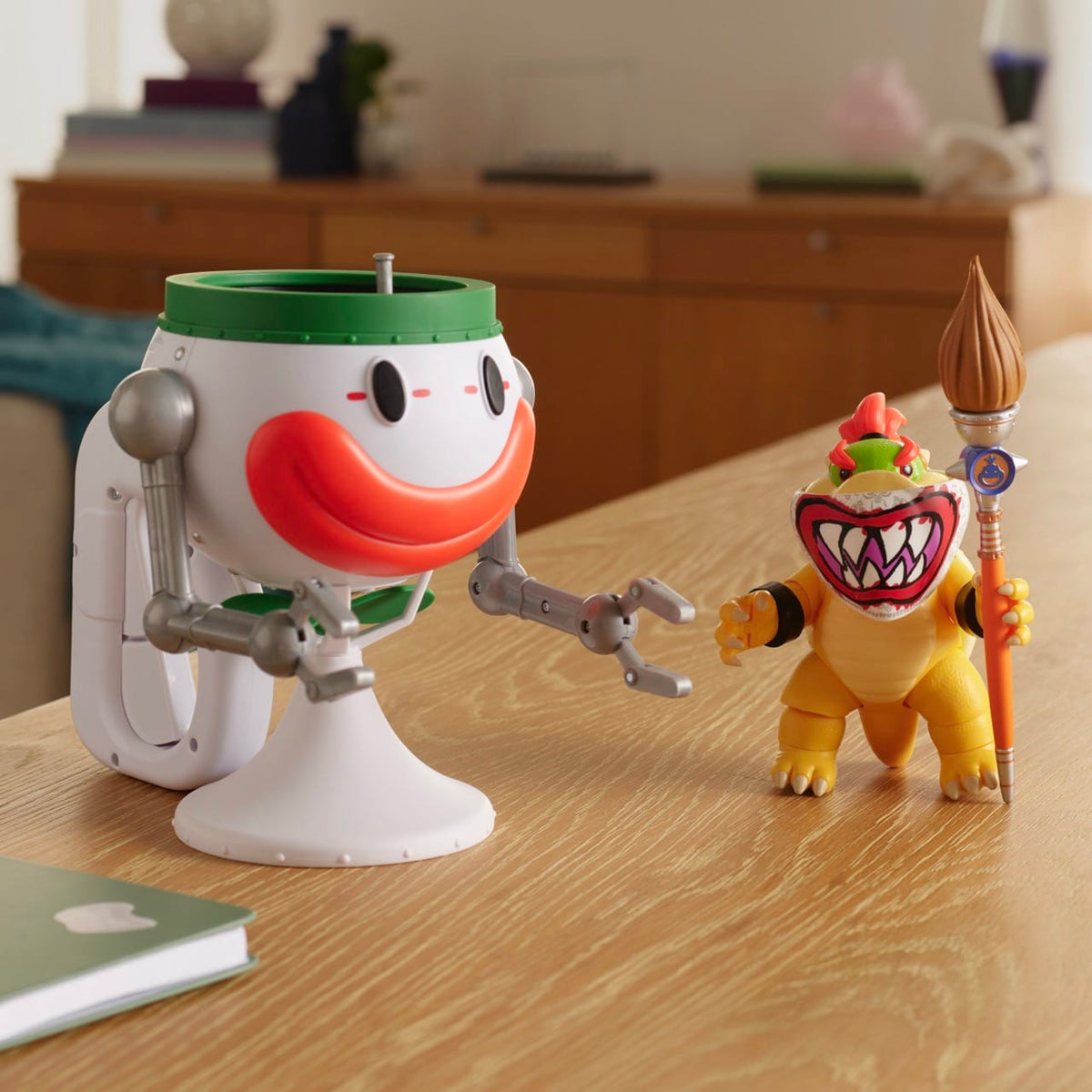 The Super Mario Galaxy Movie Bowser Jr. with Clown Car 5-Inch Action Figure Set 192995432284