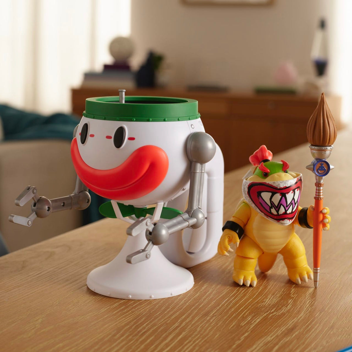 The Super Mario Galaxy Movie Bowser Jr. with Clown Car 5-Inch Action Figure Set 192995432284