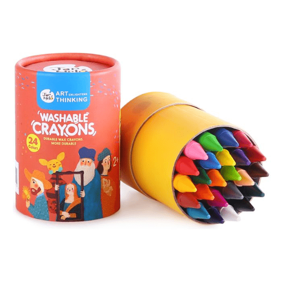 Jar Melo's 24 Colours Washable Crayons 5060462690411