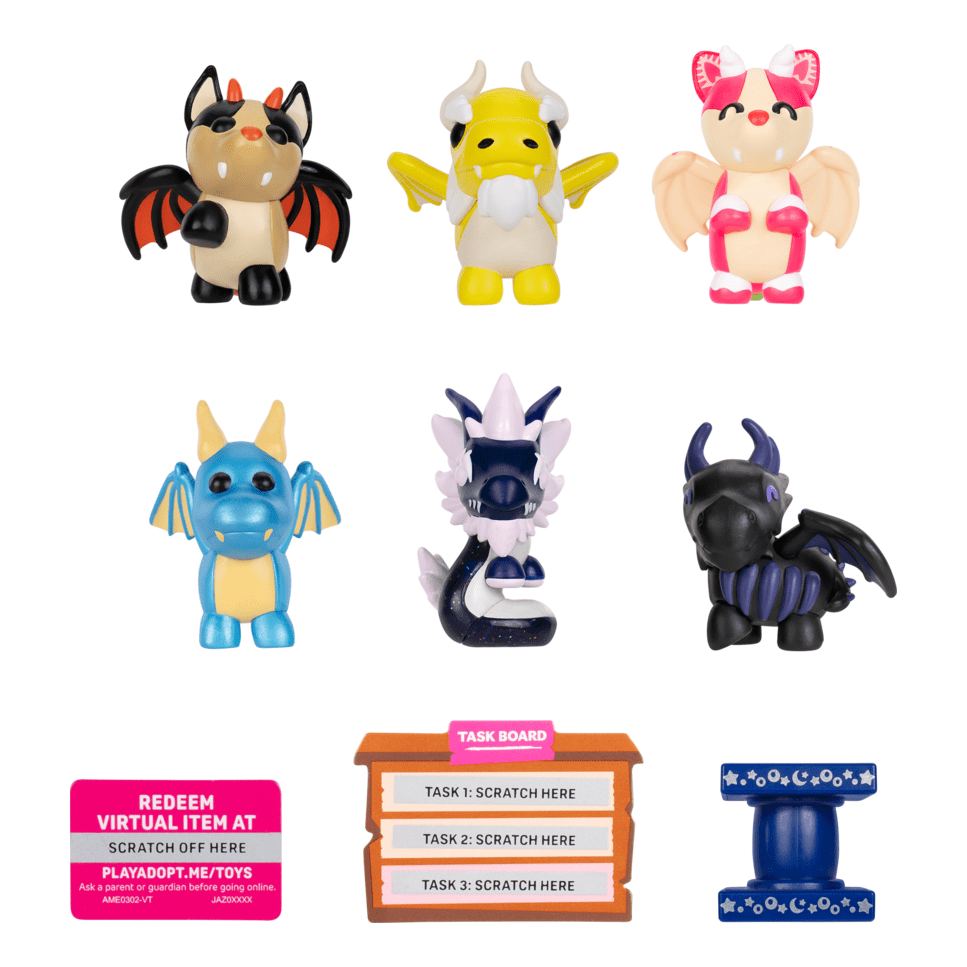 Adopt Me 6 Figure Pets Multipack D Dragons