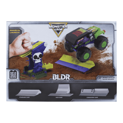 BLDR Monster Jam Grave Digger Launch & Build Set – 166 Pieces 191726991021