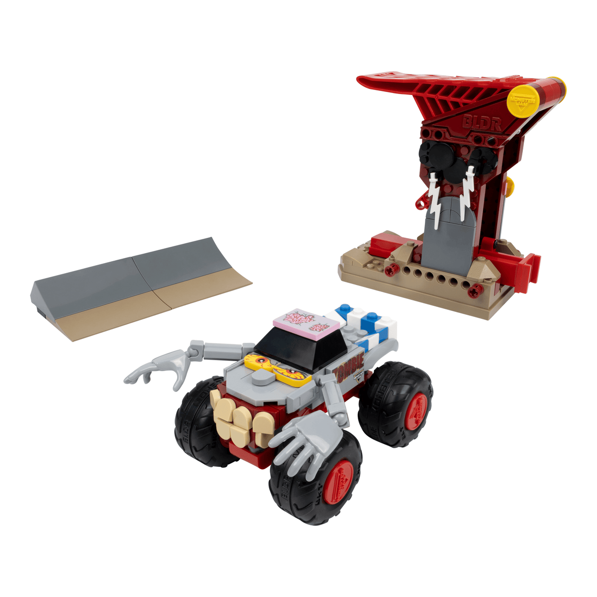 BLDR Monster Jam Zombie Smash & Launch Building Set 191726991069