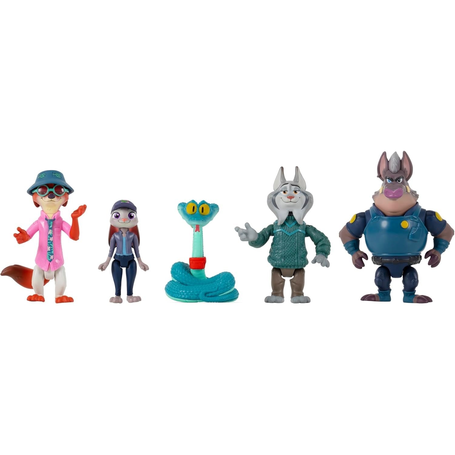 Disney’s Zootropolis 2 Adventure 5-Pack - Articulated 3” Figures