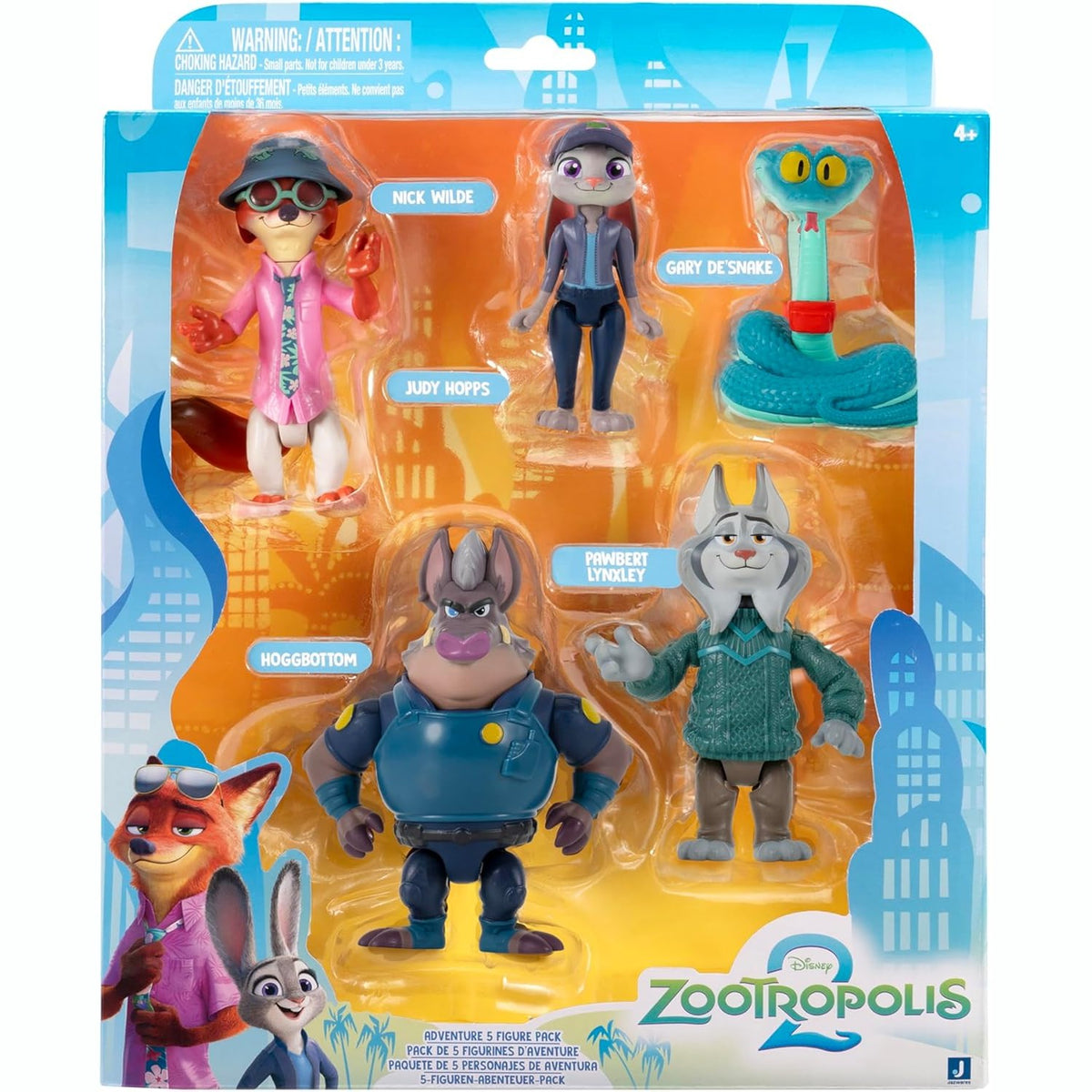 Disney’s Zootropolis 2 Adventure 5-Pack - Articulated 3” Figures