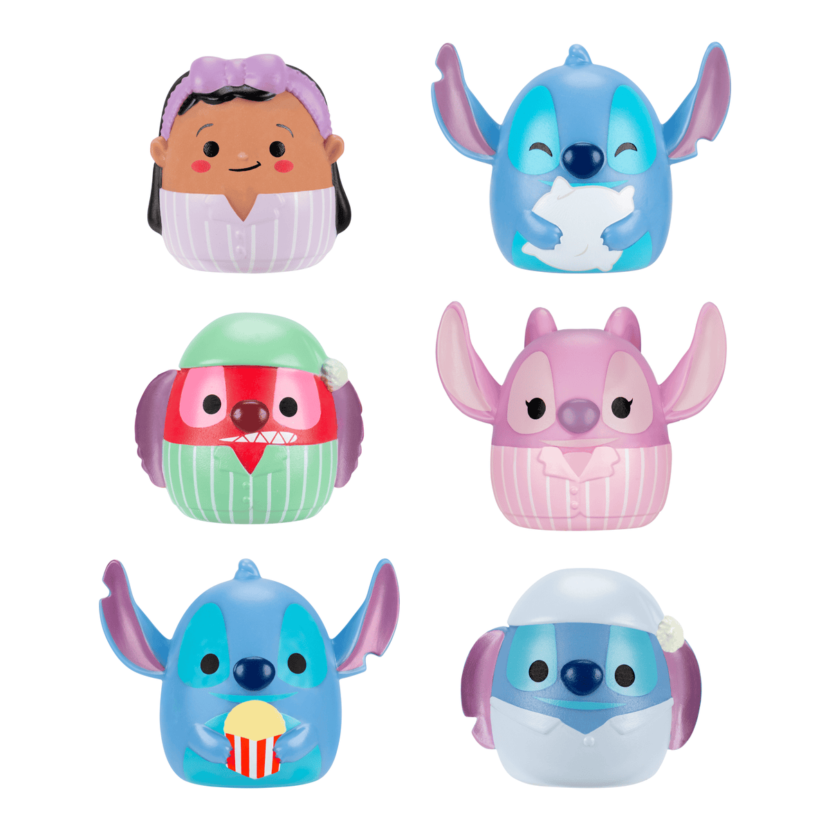 Disney Stitch Squish-a-longs 6-Figure Pack – Style 2 191726050865