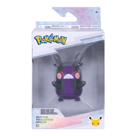 Jazwares Pokémon 30th Anniversary Glitter Battle Figure Morpeko