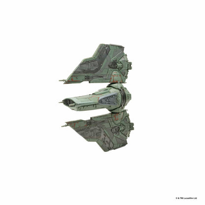 Jazwares Star Wars Micro Galaxy Squadron The Hex 9-Inch Vehicle with 2 Micro Figures 191726025009