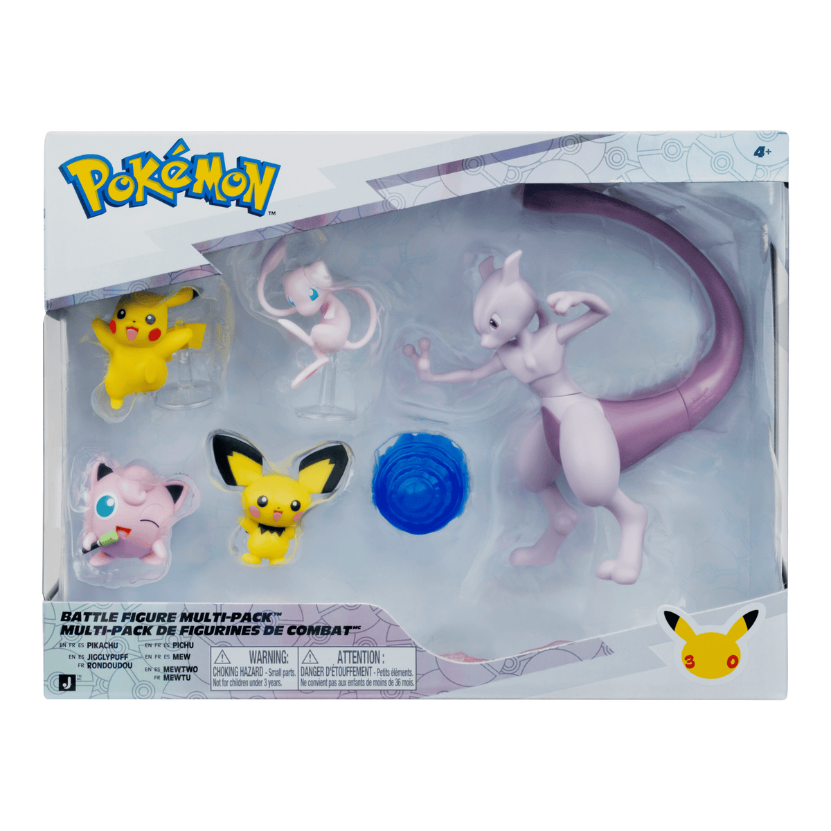 Pokémon 30th Anniversary Battle Figure 5-Pack 191726997580