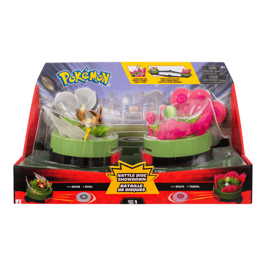 Pokémon Battle Disc Showdown Game with Eevee and Ralts 191726947820