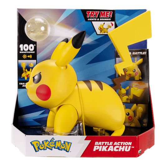Pokémon Deluxe Electro Ball Pikachu Figure with Light FX 191726945468
