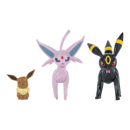 Pokémon Select Evolution Multi-Pack Eevee, Espeon & Umbreon Figures