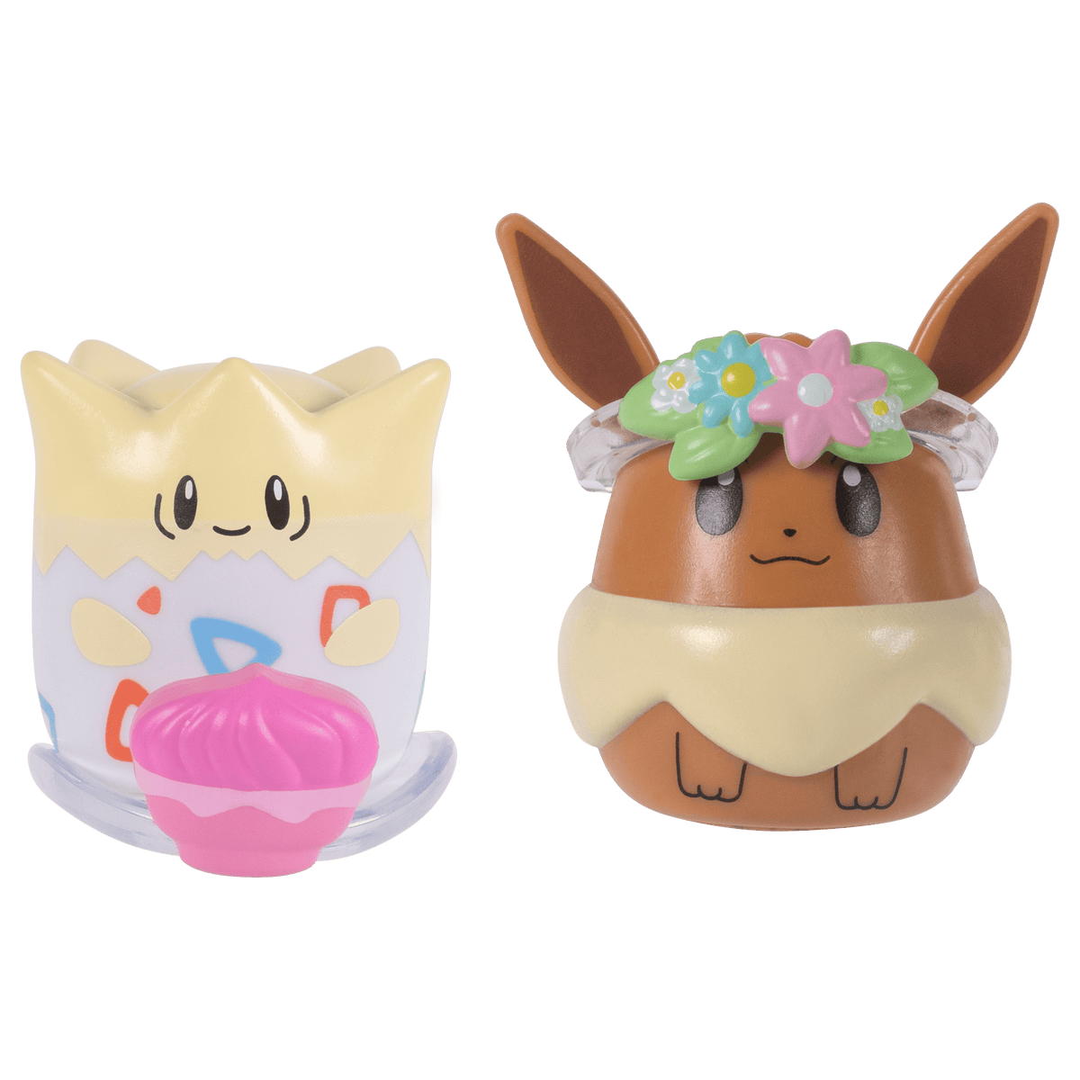 Pokémon Squish-a-longs 4-Pack – Eevee, Chansey, Togepi & Rowlet