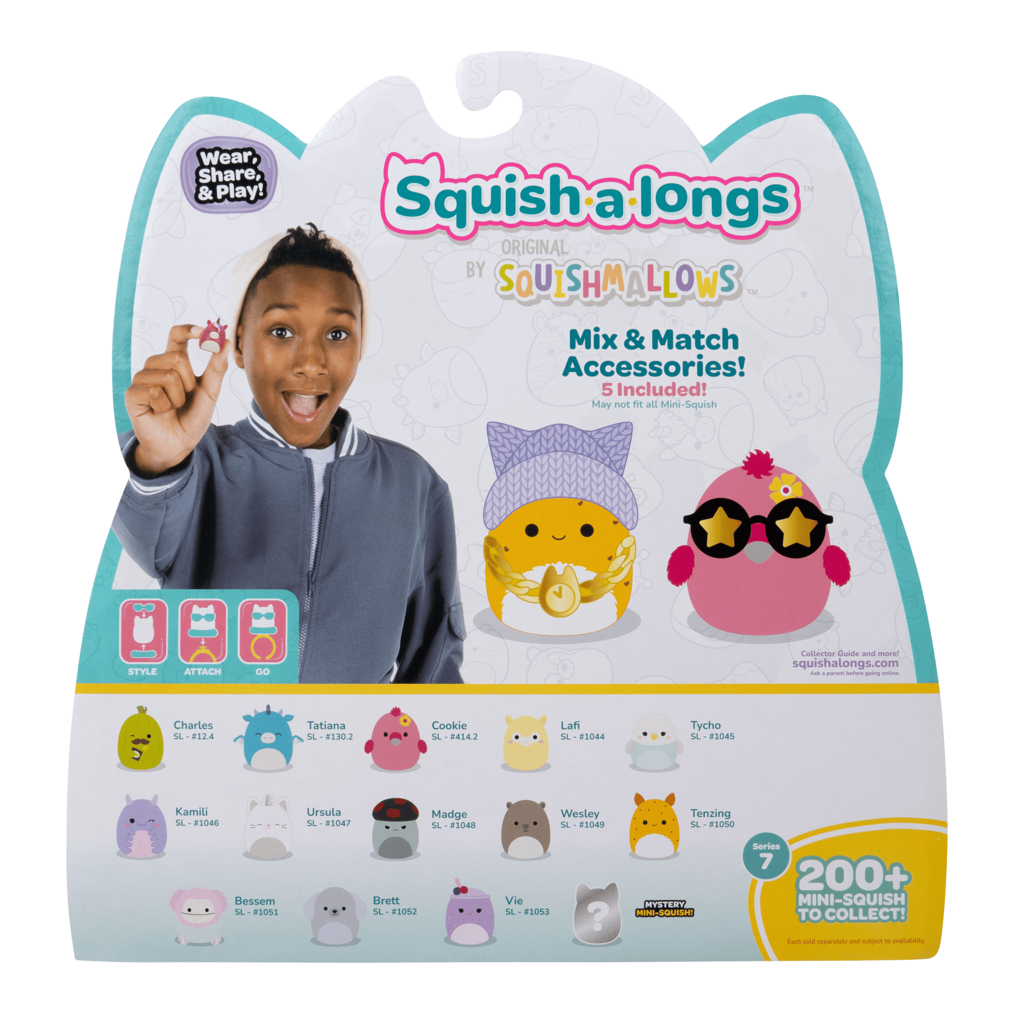 Squish-A-Longs by Squishmallows Mini-Squish 14-Pack Style 2 Wave 7
