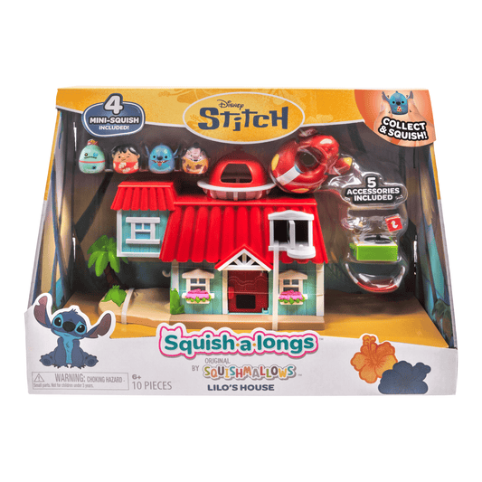 Squish-a-longs Disney Stitch Lilo's House Playset 191726050919