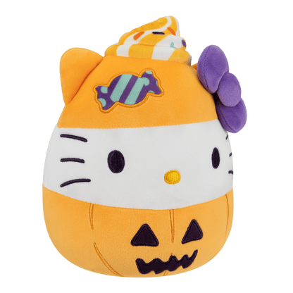 Squishmallows 8-Inch Hello Kitty Halloween Pumpkin Plush