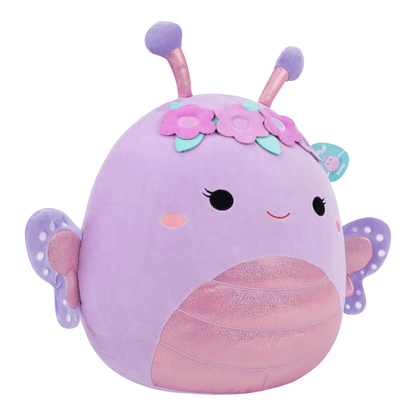 Squishmallows Brenda Purple Butterfly 20-Inch Jumbo Plush 191726099093