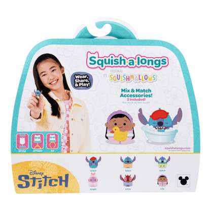 Squishmallows Disney Stitch Squish-a-longs Mini-Squish 6-Pack Style 3 Wave 1