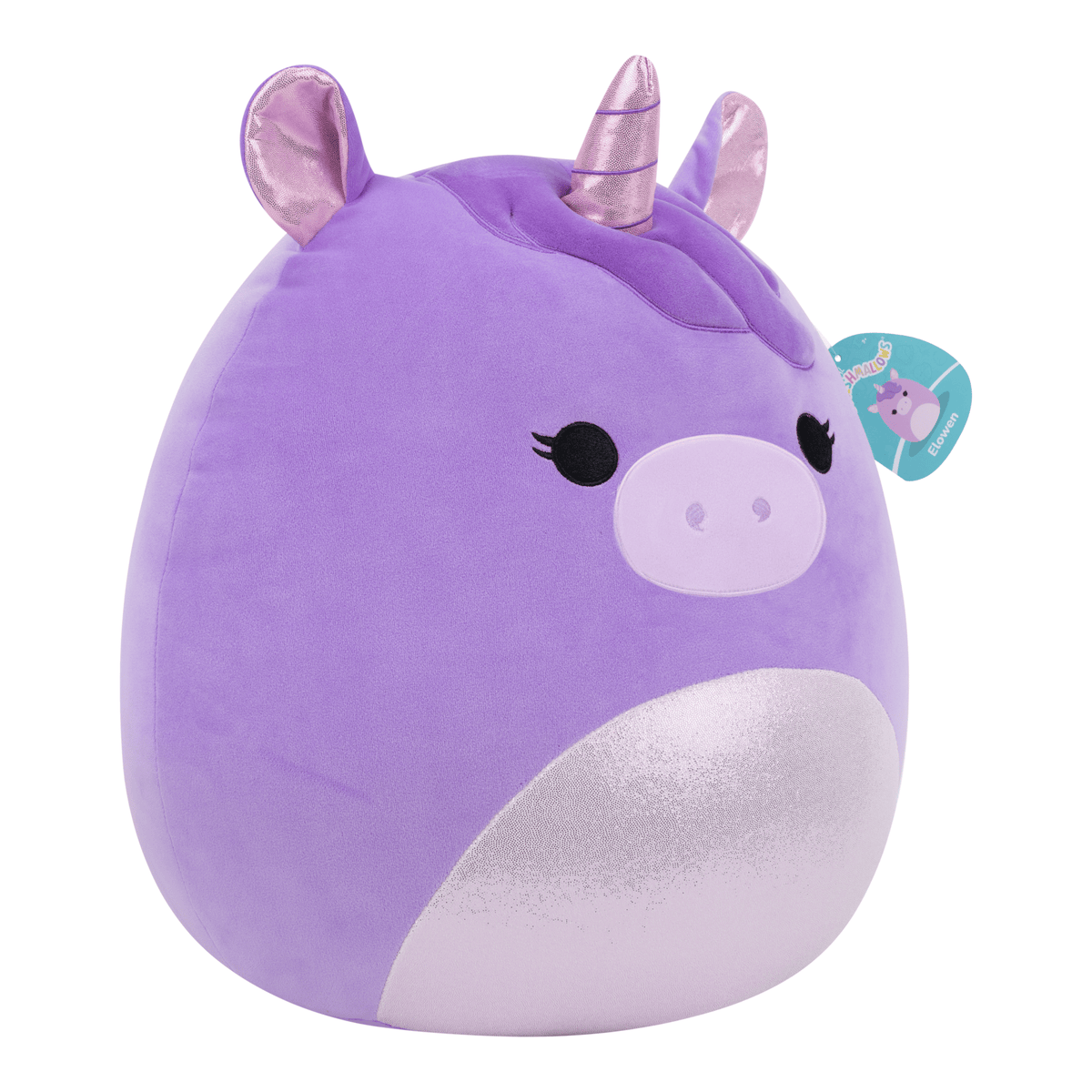 Squishmallows Elowen Purple Unicorn Plush 40cm 191726093046