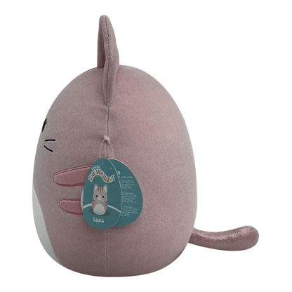 Squishmallows Laura Pink Tabby Cat 12-Inch Plush