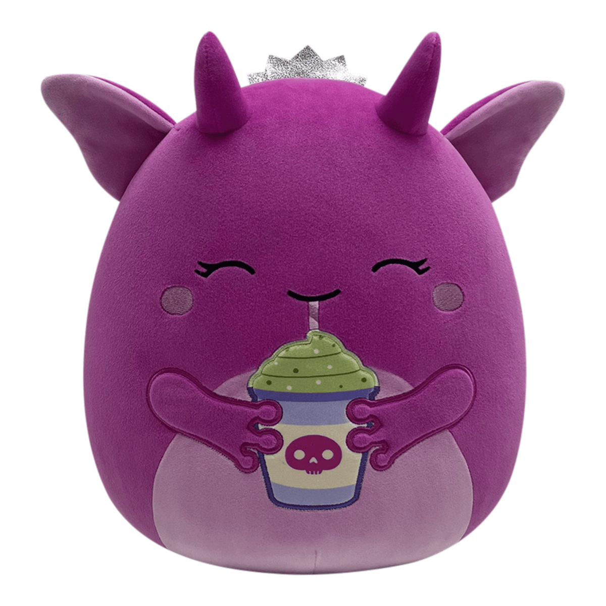 Squishmallows Loca the Hot Pink Goblin Princess 12-Inch Plush