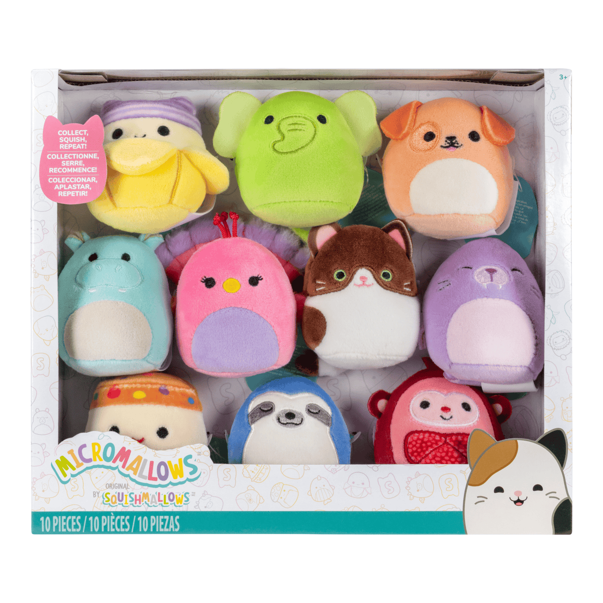 Squishmallows Micromallows 2.5-Inch Plush 10-Pack 191726902737