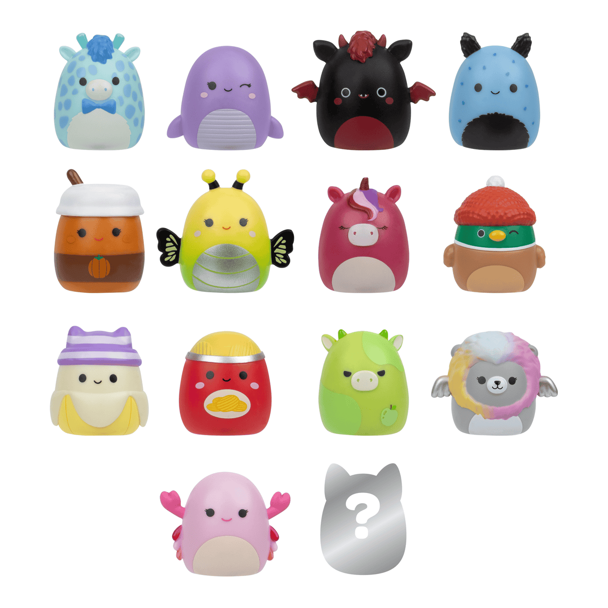 Squishmallows Squish-a-longs 14-Pack Mini-Squish Figures Style 1 Wave 7