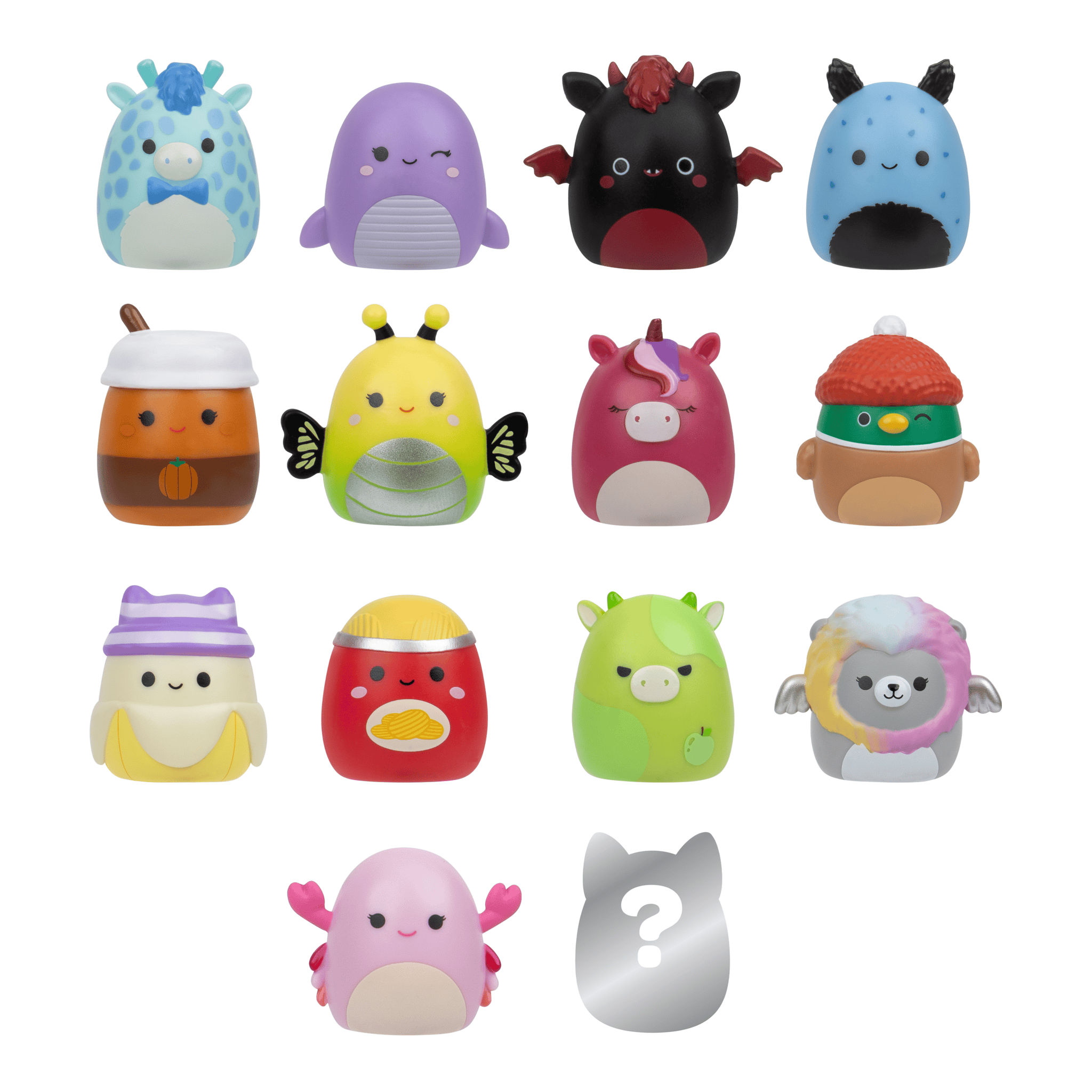 Squishmallows Squish-a-longs 14-Pack Mini-Squish Figures Style 1 Wave 7