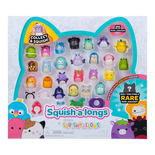 Squishmallows Squish-a-longs 25-Pack Mini Collectibles Style 1 Wave 7