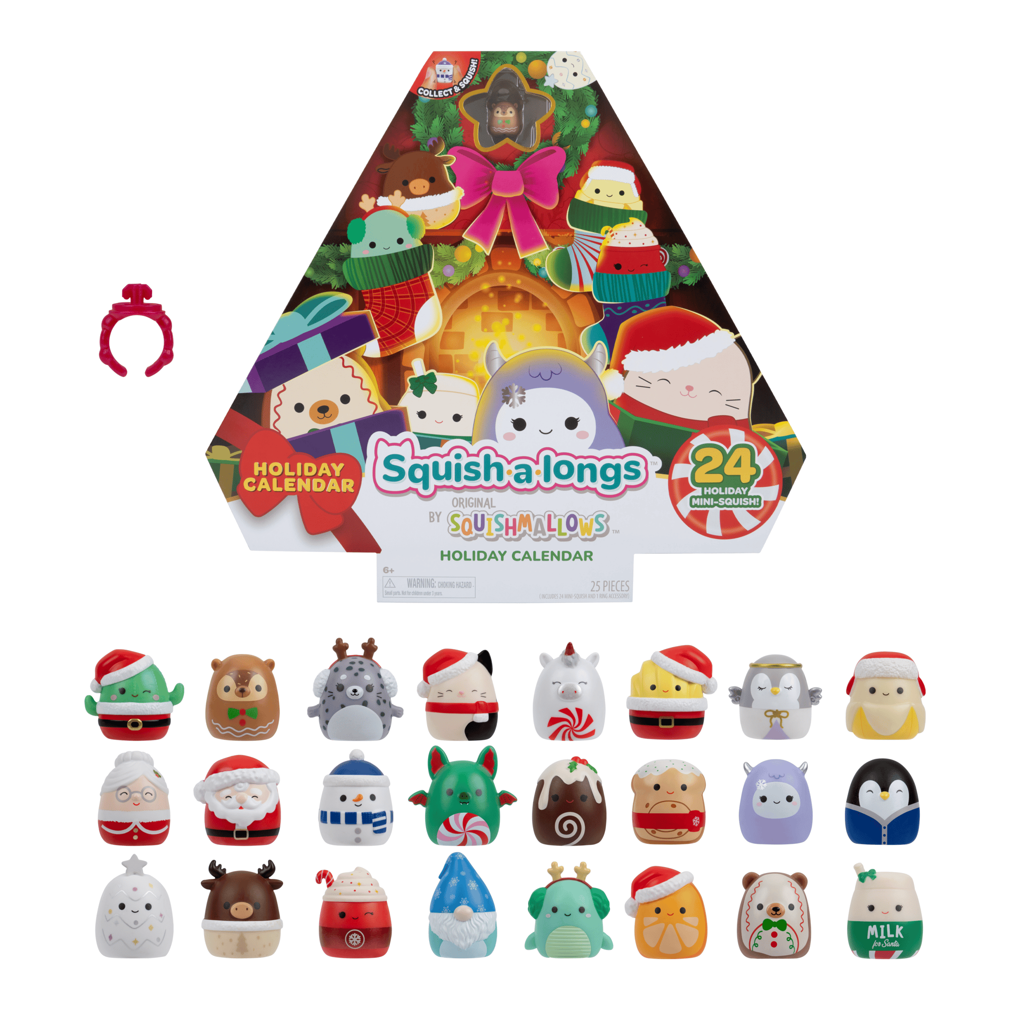 Squishmallows Squish-a-longs Original Holiday Advent Calendar