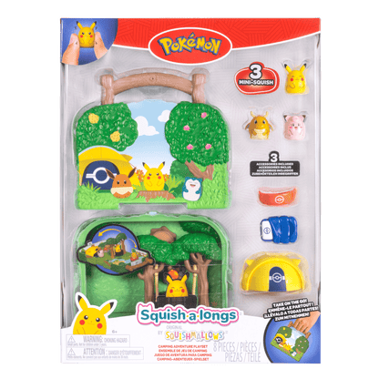 Squishmallows Squish-a-longs Pokémon Center Large Playset