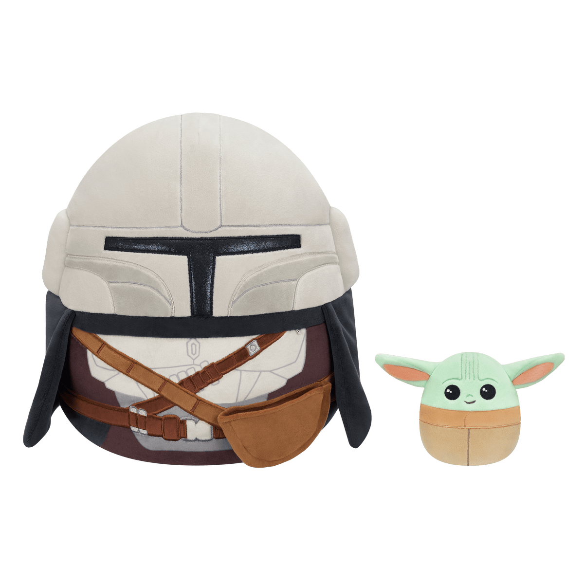 Squishmallows Star Wars The Mandalorian with Grogu Plush 2-Pack 191726073628