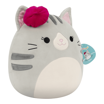 Squishmallows Tally the Grey Cat 12-Inch Medium Plush
