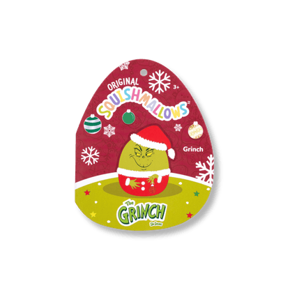 Squishmallows The Grinch in Santa Hat 8-Inch Plush