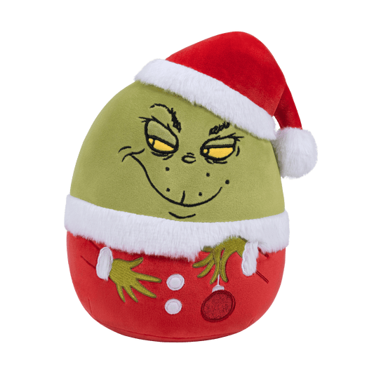 Squishmallows The Grinch in Santa Hat 8-Inch Plush