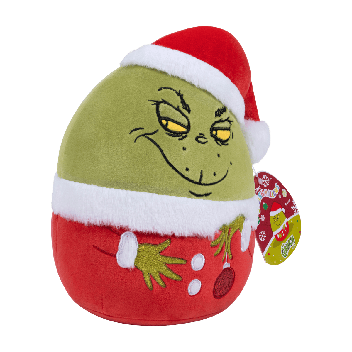 Squishmallows The Grinch in Santa Hat 8-Inch Plush