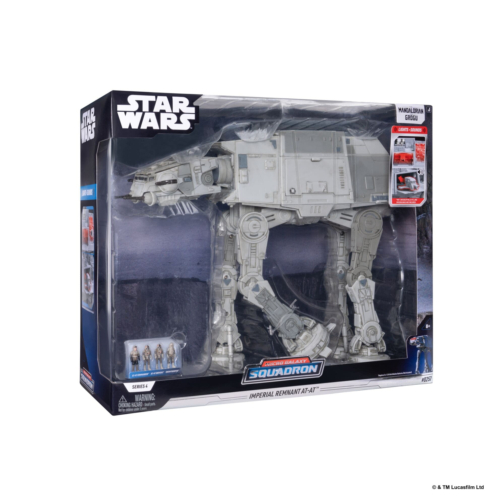 Star Wars Micro Galaxy Squadron Imperial Remnant AT-AT with Figures