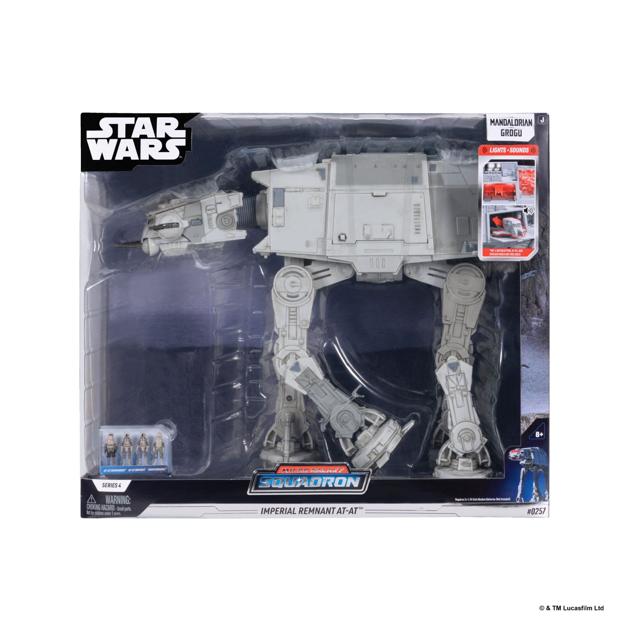 Star Wars Micro Galaxy Squadron Imperial Remnant AT-AT with Figures