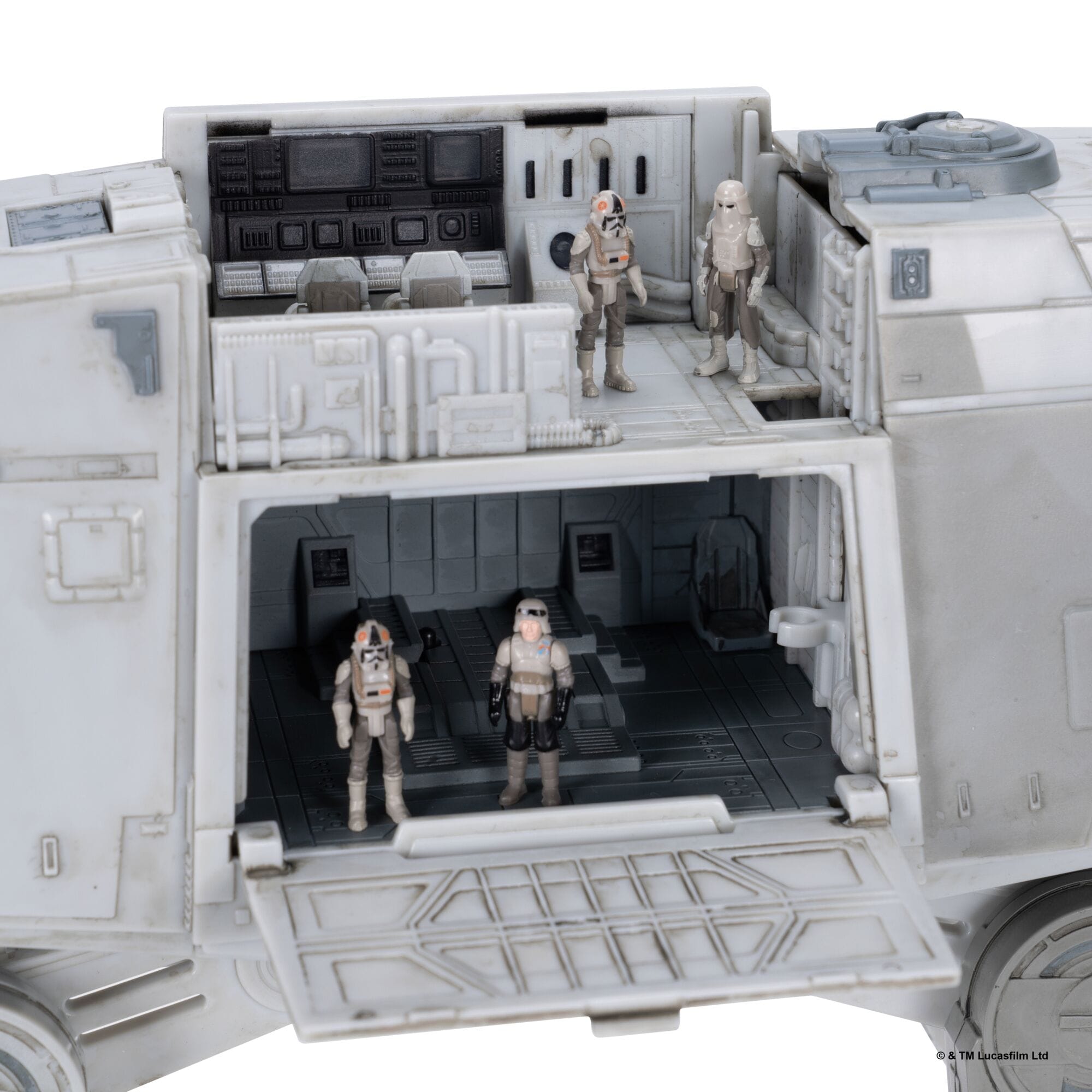 Star Wars Micro Galaxy Squadron Imperial Remnant AT-AT with Figures