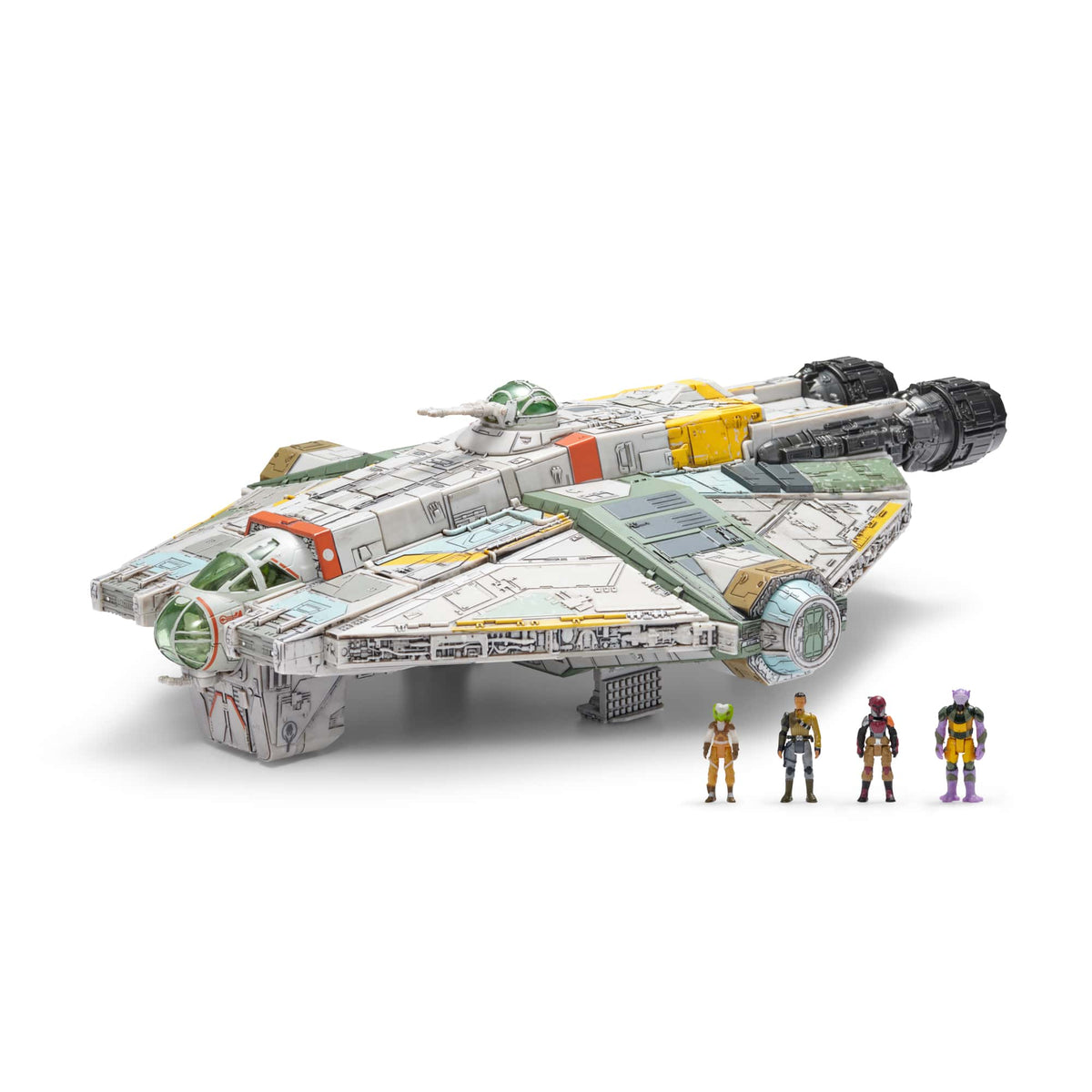 Star Wars Micro Galaxy Squadron The Ghost 15-Inch Vehicle with Lights, Sounds and 4 Figures 191726733201