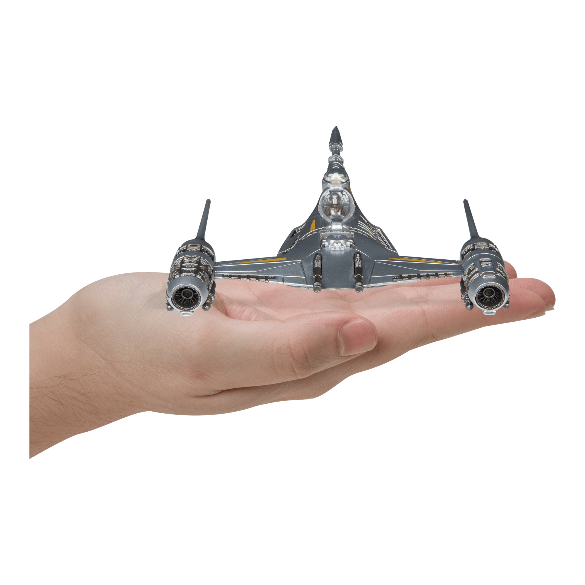 Star Wars Micro Galaxy Squadron The Mandalorian's N-1 Starfighter vs Pirate Snub Fighter Battle Pack