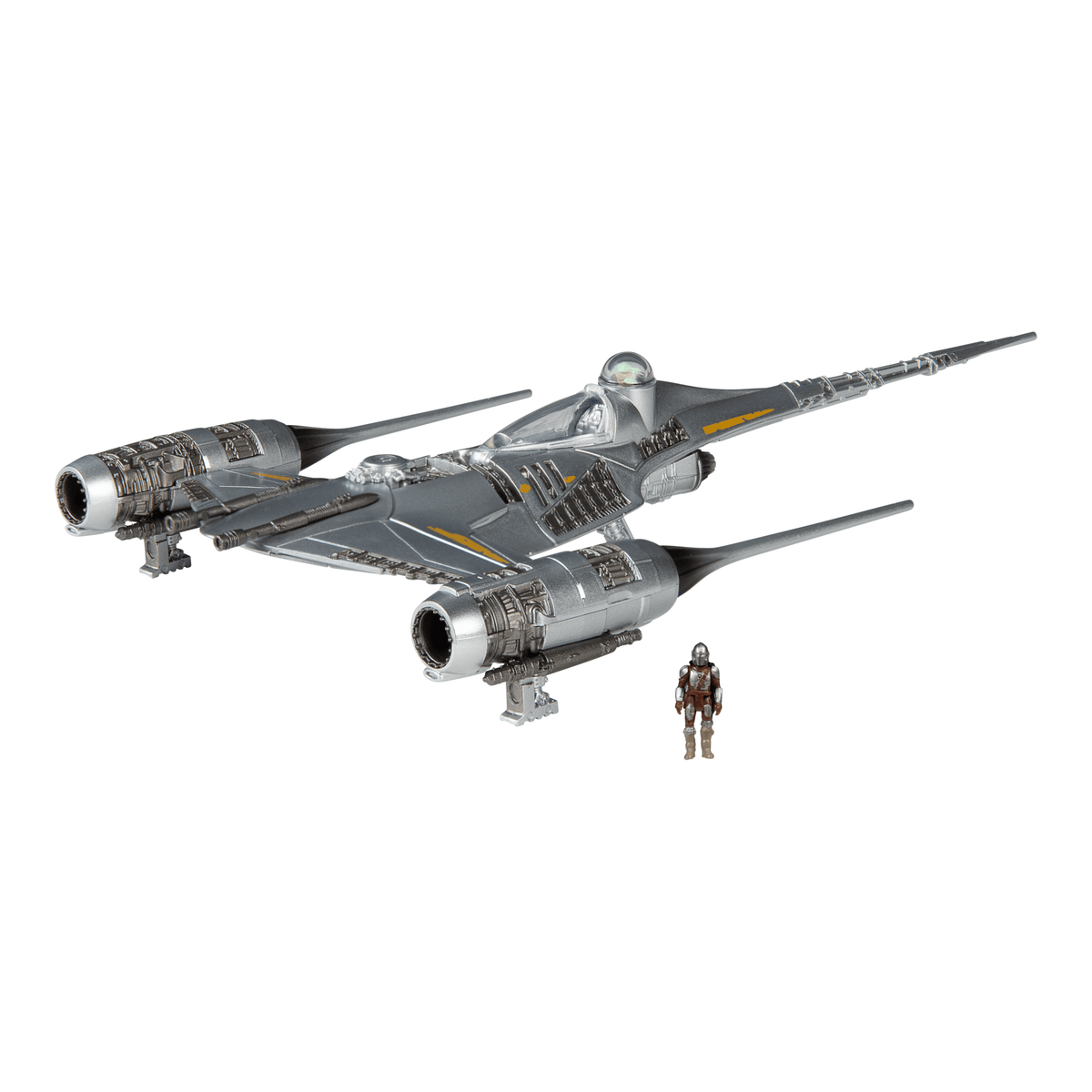 Star Wars Micro Galaxy Squadron The Mandalorian's N-1 Starfighter vs Pirate Snub Fighter Battle Pack