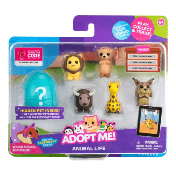 Adopt Me: Pets 6 Figure Animal Life Multipack 191726499152