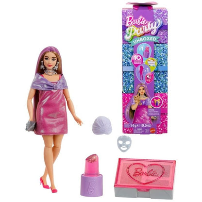 Barbie Party Unboxed Glam Party Pink Sparkle Doll