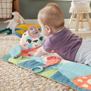 Fisher-Price Planet Friends Roly-Poly Panda 3-in-1 Baby Play Mat