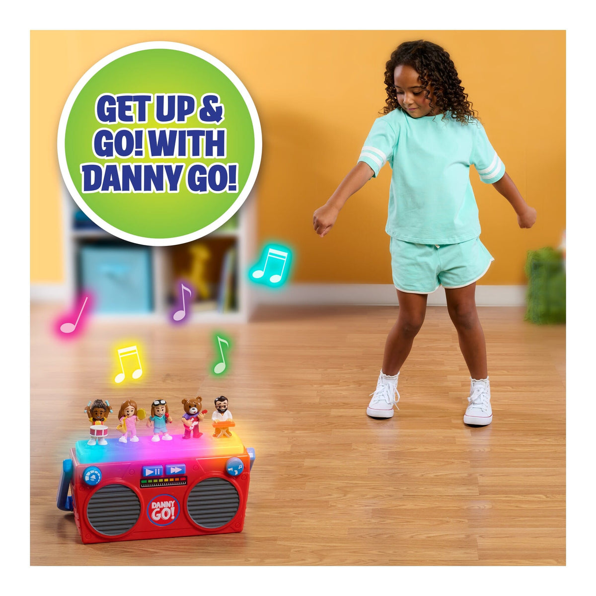 Danny Go! Music Mix-Up Boombox with Lights, Sounds & 5 Figures