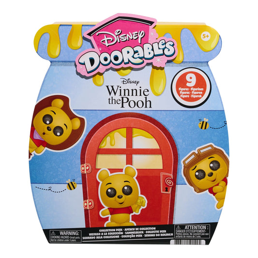 Disney Doorables Winnie the Pooh Collector Pack – 9 Flocked Figures 886144501425