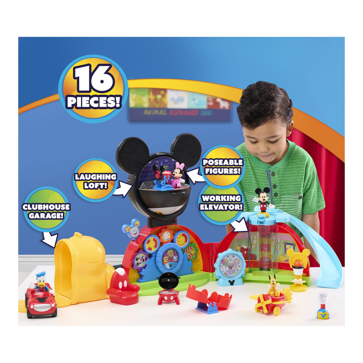 Disney Jr. Mickey Mouse Deluxe Clubhouse Playset