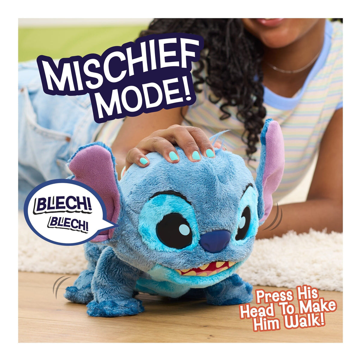 Disney Stitch Double Trouble Interactive Feature Plush