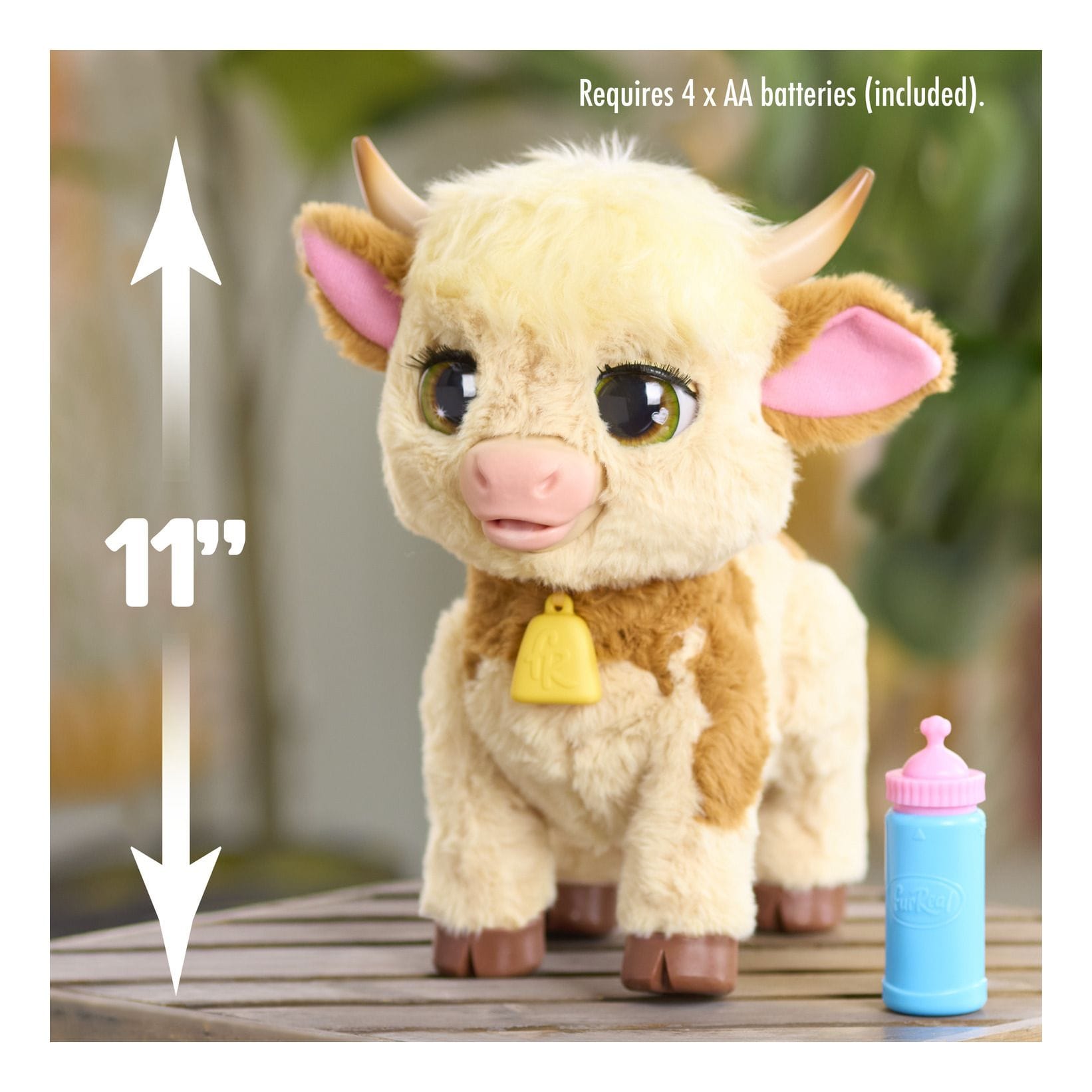 FurReal Maggie The Feed & Follow Cow 886144281587